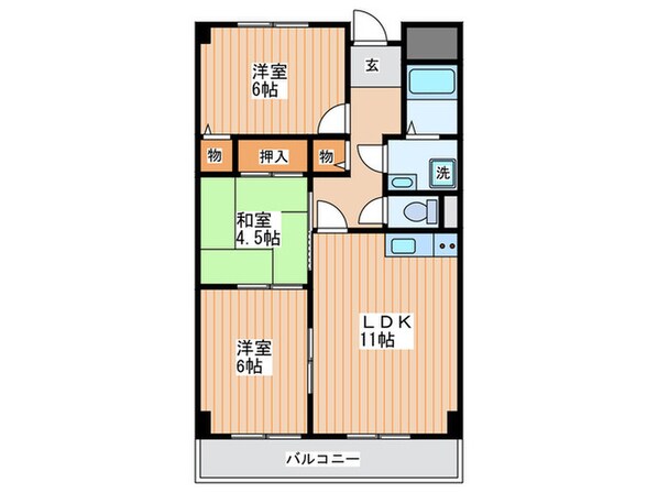 ソレイユ神田２の物件間取画像